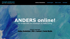 Details : Margit Anderson - Anders online! - Online-Redaktion