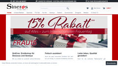 Details : SinEros.de | Onlineshop für Dessous und mehr