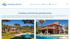 Details : Ferienhaus mit privatem Pool finden