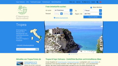 Meeresnahe Ferienhäuser in Tropea / Kalabrien