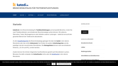 Details : katedi.de – Branchenkatalog für Textdienstleistungen