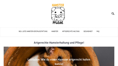 Details : Artgerechte Haltung von Hamstern - Informationen