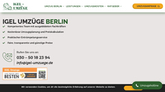 Details : IGEL Umzüge Berlin