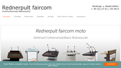 Details : Rednerpult faircom - Multifunktionale Rednerpulte